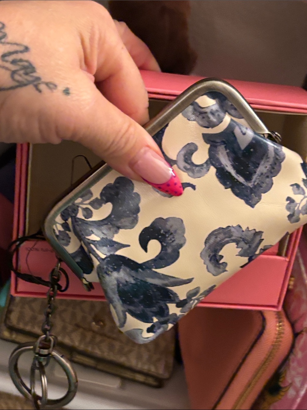 Patricia Nash Kiss Lock Coin Purse NWT/NIB - Picture 5 of 5